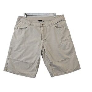 Kavu Shorts Men's 38 X 11" Gray Lightweight Pockets‎ Outdoors Double Knee Hiking